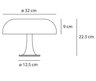 Nessino tafellamp Artemide 