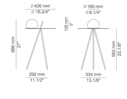 Circ M-3725 tafellamp Estiluz 