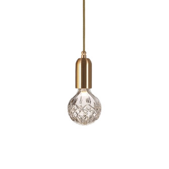 Clear Crystal Bulb &amp; Pendant hanglamp Lee Broom 