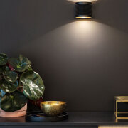 Orbit Punk led black-gold wandlamp Deltalight 