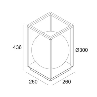 Oono F40 927 vloerlamp outdoor Deltalight