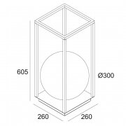 Oono F60 927 vloerlamp outdoor Deltalight