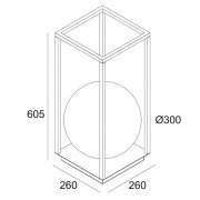 Oono F60 927 vloerlamp outdoor Deltalight