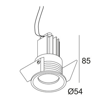 Micro Reo X 92735 IP43 inbouwspot outdoor Deltalight