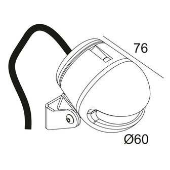 Stig 830 vloerlamp outdoor Deltalight