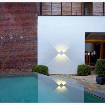 Vision out ww led IP55 wandlamp outdoor Deltalight