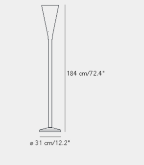 Luminator vloerlamp FontanaArte