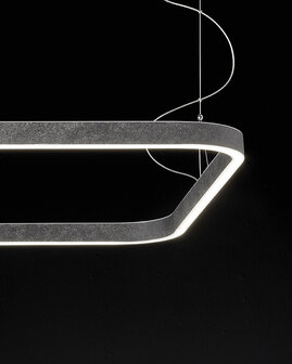Round &Oslash; 125 cm downlight hanglamp Braga