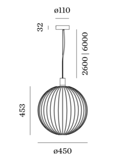 Wiro globe 5.0 hanglamp Wever &amp; Ducre 