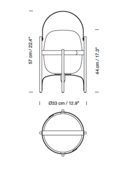 Cesta exterior outdoor tafellamp Santa &amp; Cole 