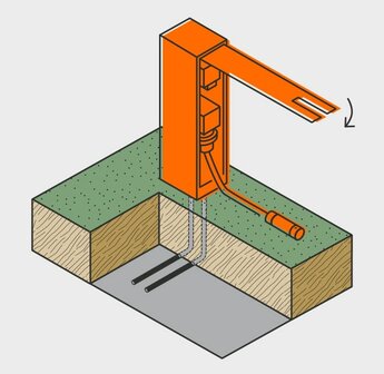  Jack connecting pillar accessories outdoor IP44.de