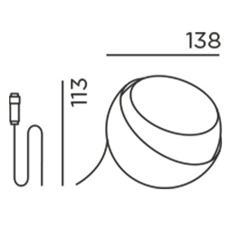 Shot 4 watt connect outdoor vloerlamp IP44.de