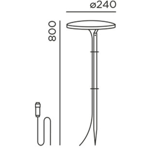 Pad connect outdoor vloerlamp IP44.de