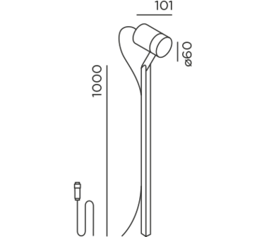 Piek 100 connect outdoor vloerlamp IP44.de