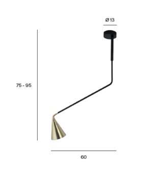 561.11b Gordon plafondlamp Tooy