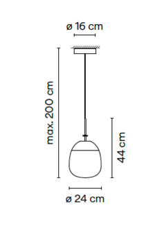 Tempo 5778 led hanglamp Vibia 