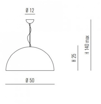 Chiara sps s hanglamp Metal Lux