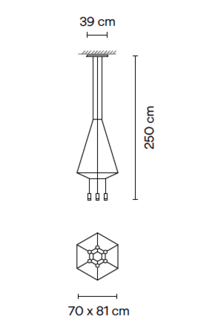 Wireflow 0306 hanglamp Vibia 