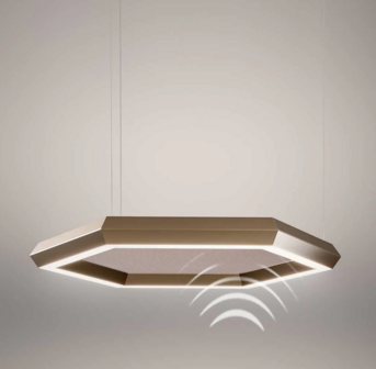 Exagon &Oslash;70 kabels naar plafond hanglamp Olev