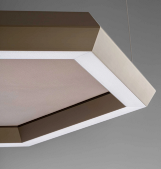 Exagon &Oslash;70 kabels naar plafond hanglamp Olev