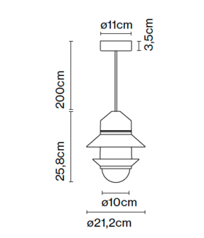 Santorini IP20 hanglamp Marset