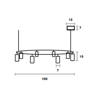 Donna Circle 100 hanglamp Pholc