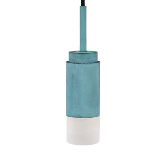 Donya Onyx Cylinder White hanglamp Anour