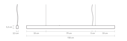 I Model Cord 150 cm  hanglamp Anour