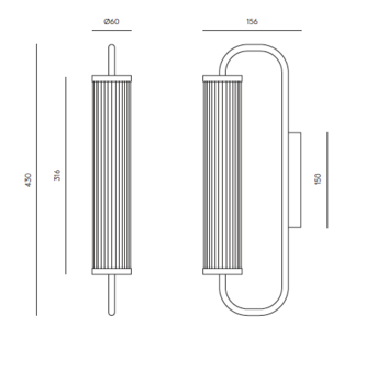 Ison A1298 outdoor wandlamp Aromas&nbsp;