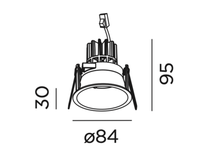 Deeper 1.0 led IP44 inbouwspot Wever &amp; Ducre 