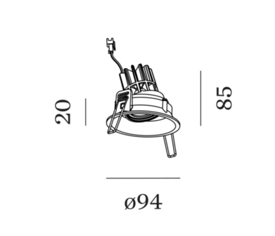 Deep adjust 1.0 LED inbouwspot Wever &amp; Ducre 