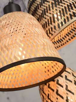 Kalimantan/7-shade bamboo hanglamp Good &amp; Mojo 