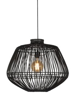 Madagascar rattan black hanglamp Good &amp; Mojo 