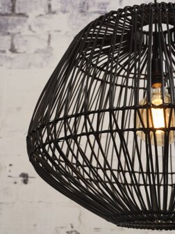 Madagascar rattan black hanglamp Good &amp; Mojo 