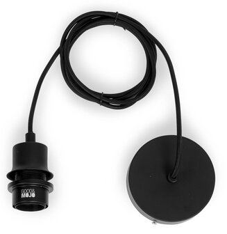 Ibiza L 65x20 black/natural hanglamp Good &amp; Mojo 