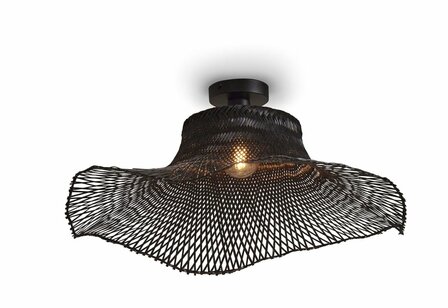 Ibiza wavy L black plafondlamp Good &amp; Mojo 