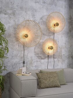 Bromo asymm natural S wandlamp Good &amp; Mojo 