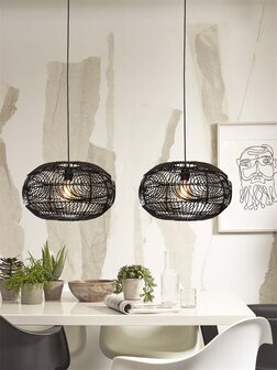 Madeira rattan black hanglamp Good &amp; Mojo 