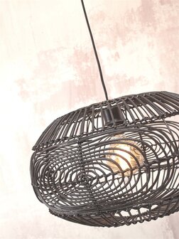 Madeira rattan black hanglamp Good &amp; Mojo 