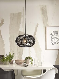 Madeira rattan black hanglamp Good &amp; Mojo 