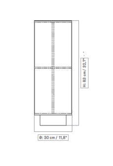 Hashira Raw floor vloerlamp Audo