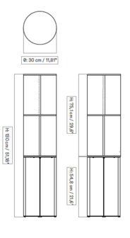 Hashira Raw floor high vloerlamp Audo