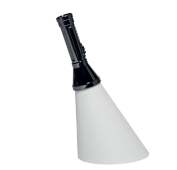 Flash lamp metal finish portable tafellamp Qeeboo 