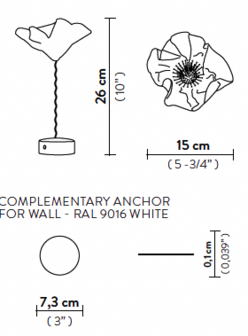 Lafleur battery portable tafellamp Slamp