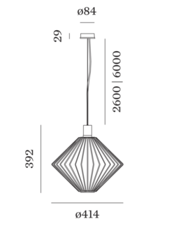 Wiro diamond 1.1 hanglamp Wever &amp; Ducre 