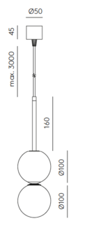 Dalt&nbsp;C1280 hanglamp Aromas 