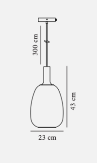 Alton &oslash;23 White hanglamp Nordlux