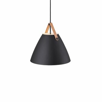 Strap pendant black hanglamp Nordlux