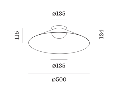 Clea 2.0 plafondlamp Wever &amp; Ducre 