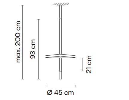 Flamingo mini 1575 hanglamp Vibia 